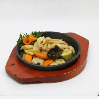 345 Pollo verdure piastra