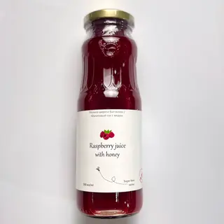 Малиновый Сок С Мёдом 260мл/ Raspberry Juice With Honey 260 Ml