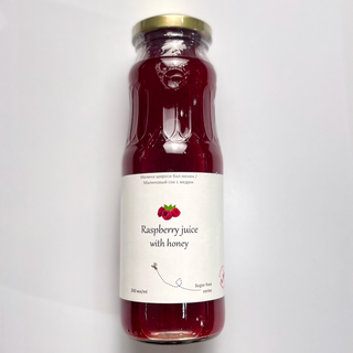 Малиновый Сок С Мёдом 260мл/ Raspberry Juice With Honey 260 Ml