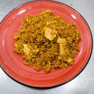 Arroz Con Pollo ,Coco Y Curry