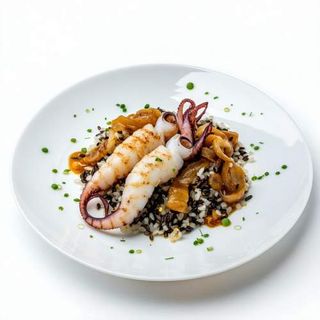 Chipirones Con Cebolla Caramelizada Al Pedro Ximénez