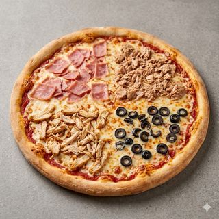 Pizza Cuatro Estaciones (40 Cm.)