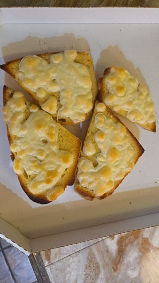 Pan de ajo con queso