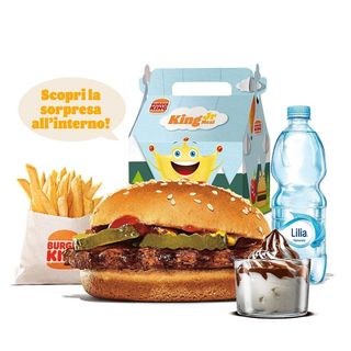 King junior menù burger
