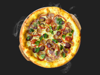 З подвійними ковбасками та паприкою