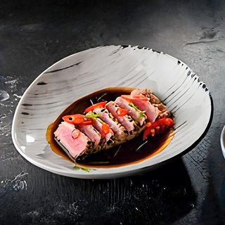 Татакі з яловичини ( (110/50г)