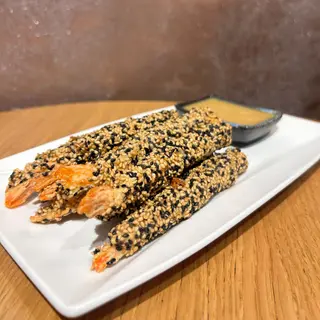 Tempura De Langostinos Con Sesamo (8 Uds.)