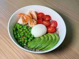 Боул зелена гречка та креветка (330g)