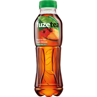 FuzeTea brzoskwiniowa z czarną herbatą i hibiskusem