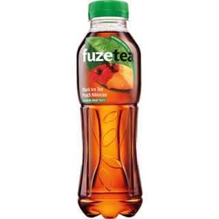 FuzeTea brzoskwiniowa z czarną herbatą i hibiskusem