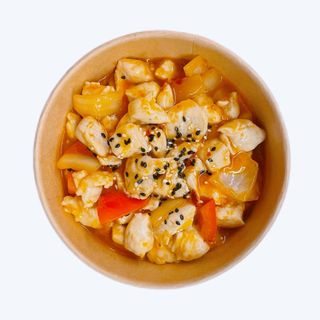 134.Pollo in salsa picante