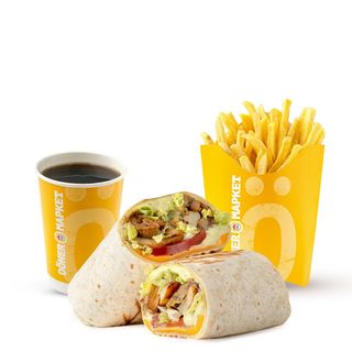 Комбо меню шаурма грибна