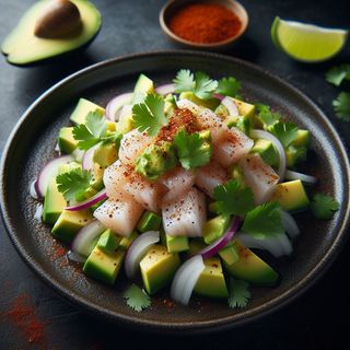 Ceviche de Pez Mantequilla