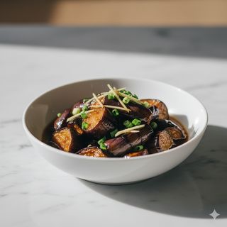 183 - Melanzane stufate 红烧茄子