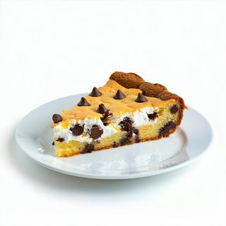 Torta di ricotta e gocce di cioccolato