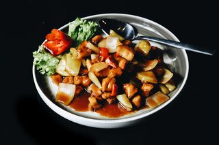 "ჩიძიაო" შემწვარი ქათმის ხორცი სანელებლით, F1