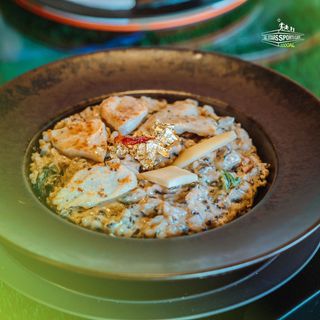 Risotto chiken + Boisson