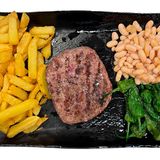 Combinado de hamburguesa de ternera 100%