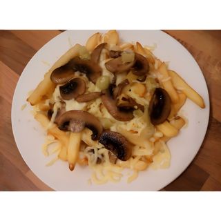 Mushroom Fries with Cheese