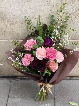 Bouquet toni del rosa