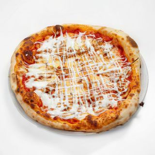 Pizza kebab de pollo (40 cm.)