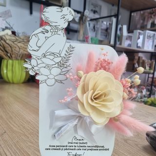 PLacuta din lemn -IUBIRE PENTRU MAMA