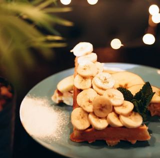 Вафлі з бананом та нутеллою 310г