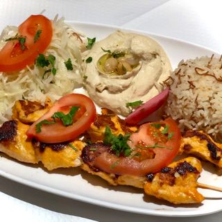 Plat Homos avec Chawarma Viande