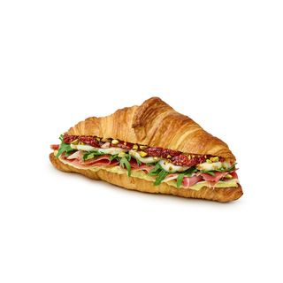 Croissant Francuski Z Szynką Długodojrzewającą i Suszonymi Pomidorami