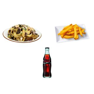 Combo Not So Healthy Pasta