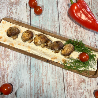 Шампиньоны на мангале