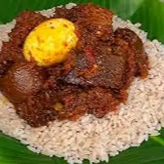 Ofada Rice & Sauce