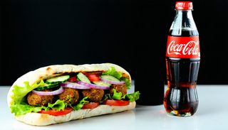 Menù panino falafel