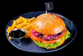 Бургер свино-яловичий