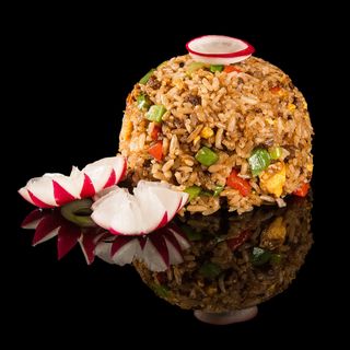 36. Riso profumato con salsa di soia