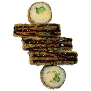 Roll tempura con Cangrejo