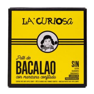 Paté de Bacalao con Manzana Confitada La Curiosa Lata 125gr