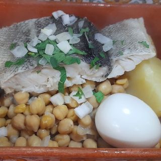 Bacalhau com Grão