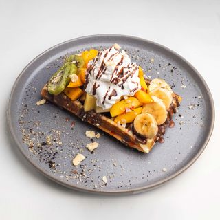 Gaufre Fruta Nutella
