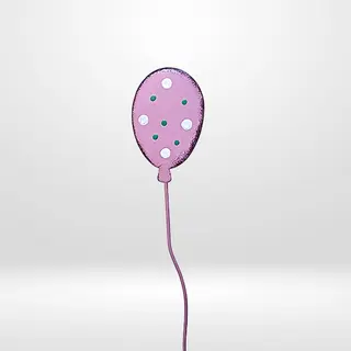 Pink Globo Metalico