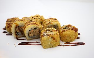 265 - Uramaki sake teppanyaki