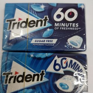 Trident 60 Minutos Menta (1 Paquete)