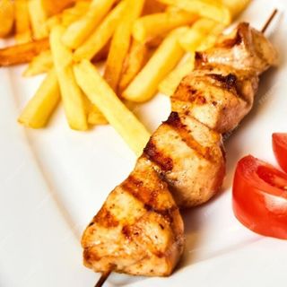 Pincho de Pollo con Patatas