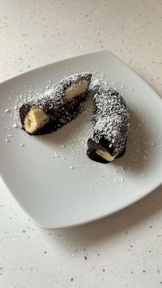 Banană cu cremă de roscove