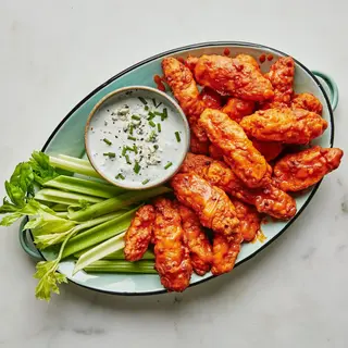 Buffalo Chicken Wings 6 pcs, honey