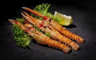 908. Scampi alla piastra - 3 pezzi