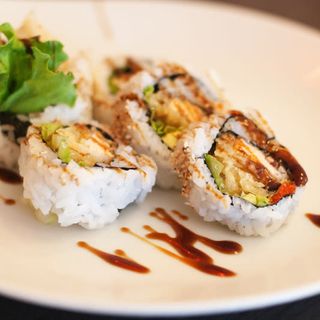 Salmon & Tempura Salmon Wrap