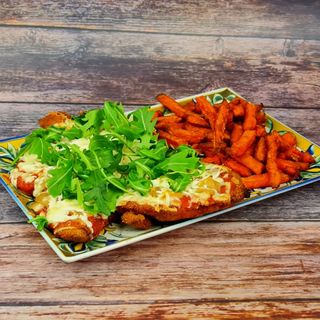 Milanesa De Pollo Cabrita