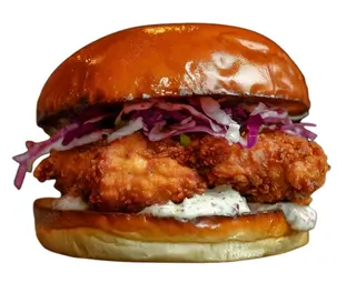 Hamburguesa De Pollo Crujiente