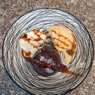 Coulant de chocolate blanco 